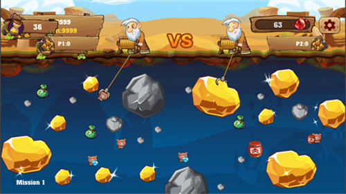 黄金矿工双人疯狂版