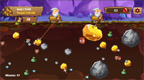 黄金矿工双人疯狂版