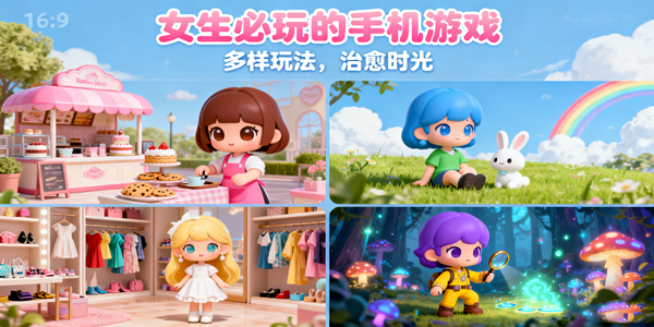 女生必玩的手机游戏推荐