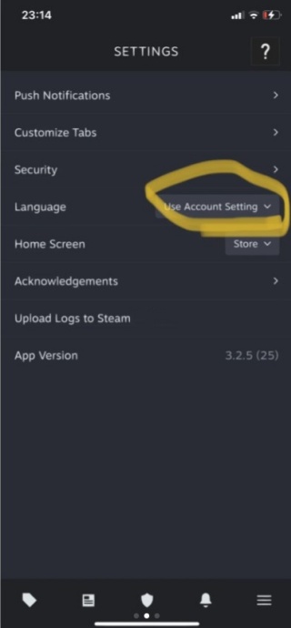 steam手机版怎么设置中文 steam手机版设置中文教程