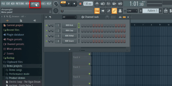 水果音乐制作软件怎么调中文