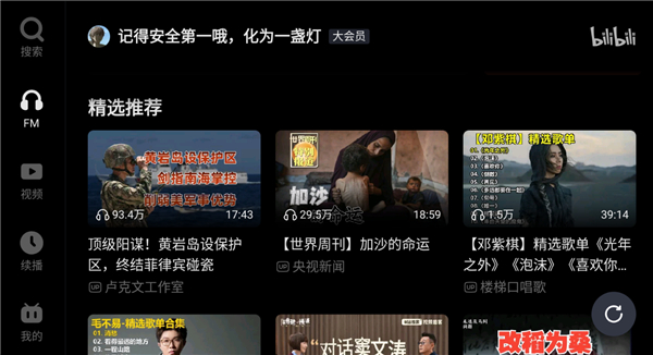 哔哩哔哩车机版