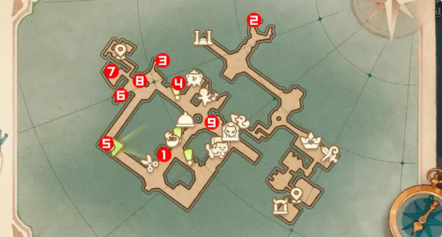 森之国度全地图探索点位置一览