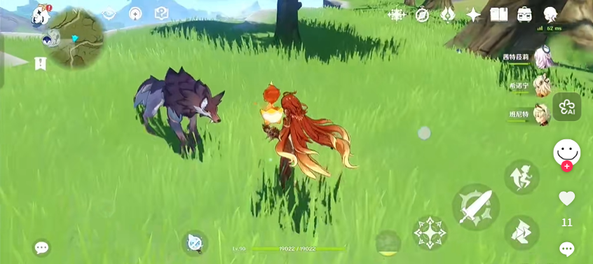 原神在哪里能找到狼 原神6.2新生物狼位置介绍