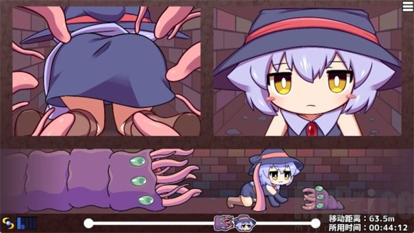 莉拉酱与狭窄洞窟截图1