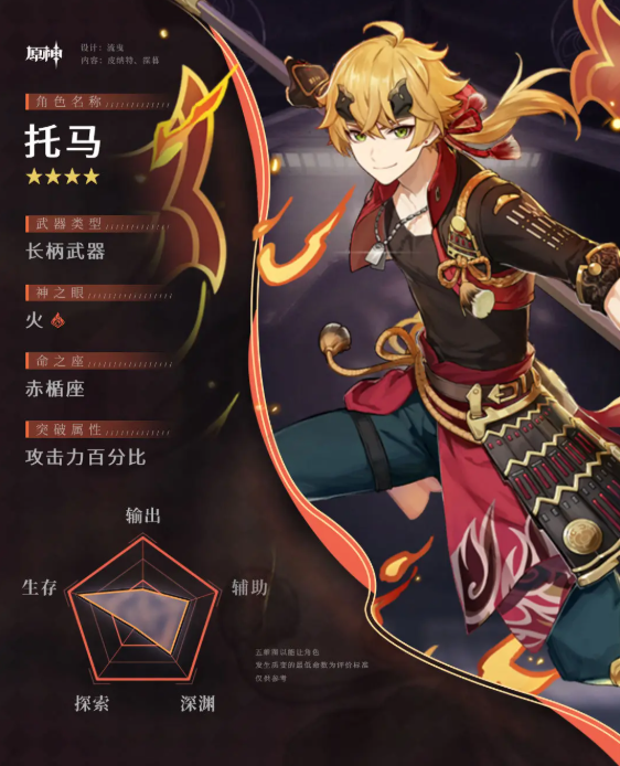 原神托马值得培养吗