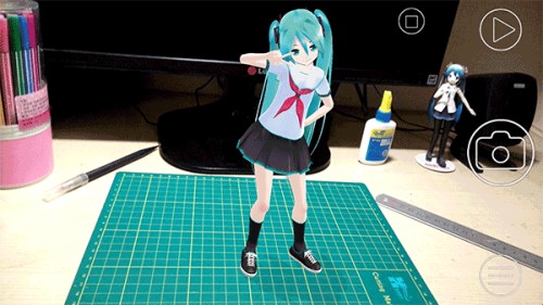 MikuMikuAR截图1