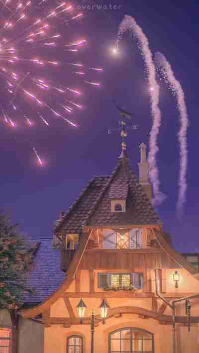 微信迪士尼烟花背景特效制作教程