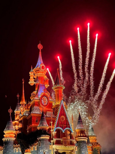 微信迪士尼烟花背景特效制作教程