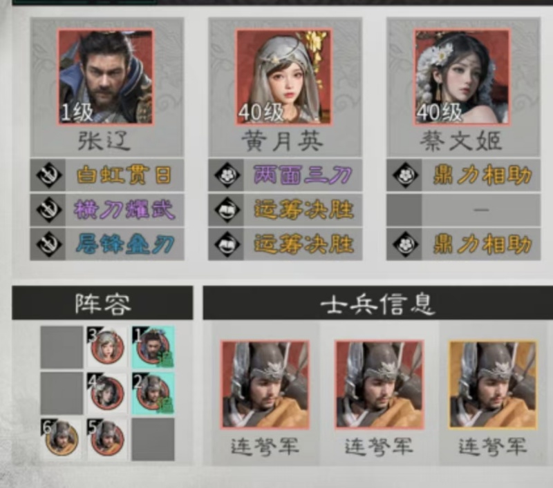 三国天下归心新手阵容推荐 前期强势阵容