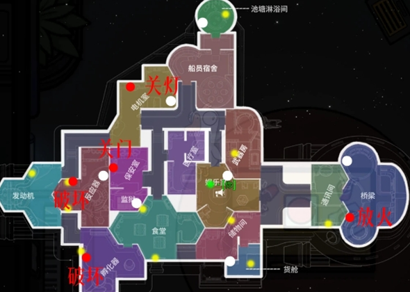 鹅鸭杀任务点在哪里 全地图任务点