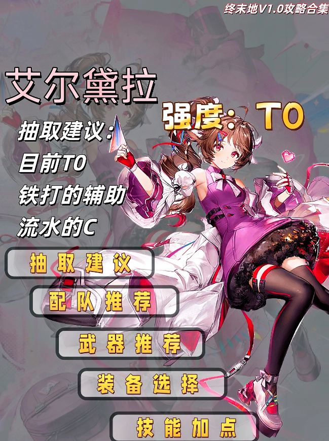 明日方舟终末地艾尔黛拉培养攻略