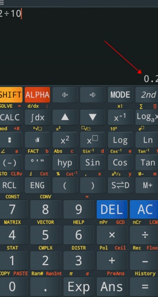 卡西欧科学计算器
