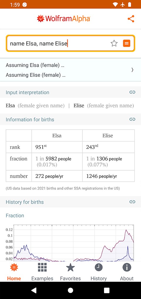 WolframAlpha汉化版截图1