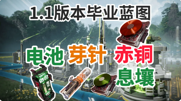 明日方舟终末地1.1版本蓝图毕业套 终末地1.1版本蓝图码分享