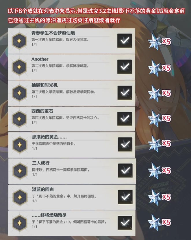 鸣潮3.2隐藏成就怎么解锁 隐藏成就一图流