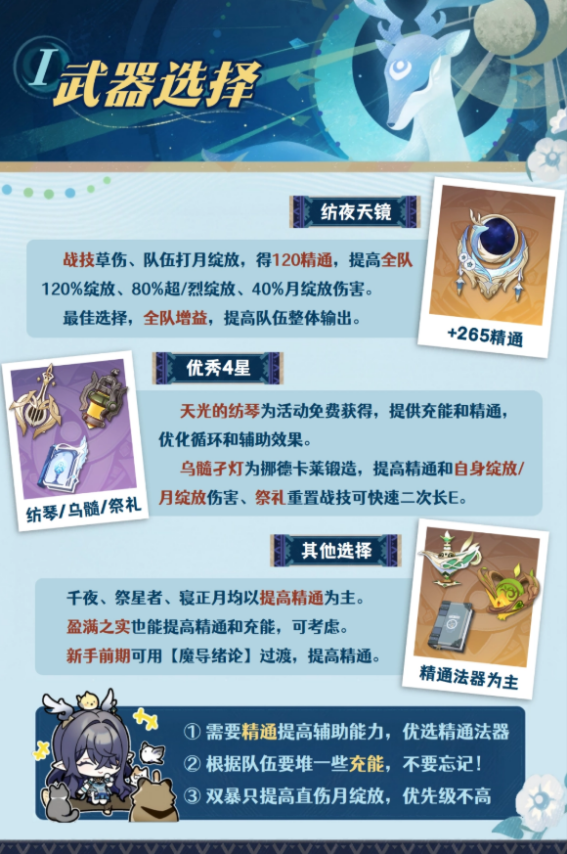 原神菈乌玛武器怎么选 菈乌玛武器推荐