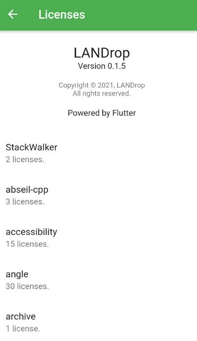 LANDrop数据传输截图1