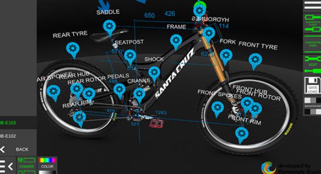 自行车配置器3d