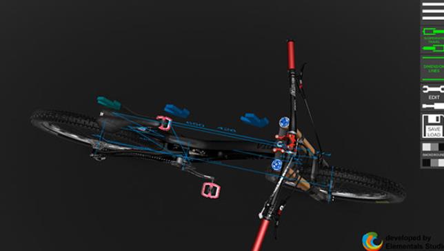 自行车配置器3d