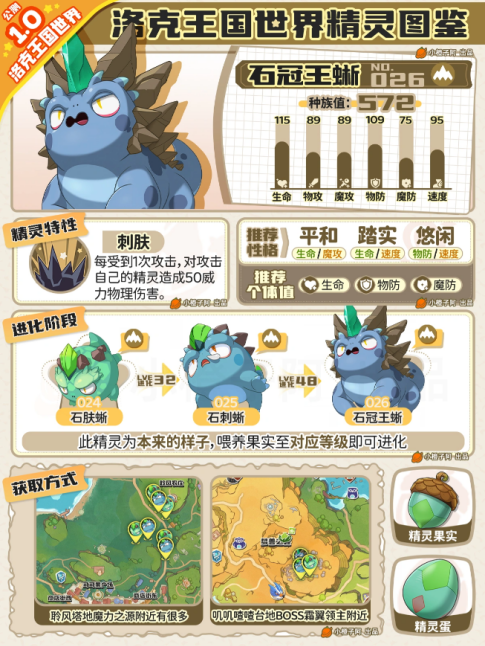 洛克王国世界石冠王蜥技能怎么搭配 石冠王蜥技能搭配推荐