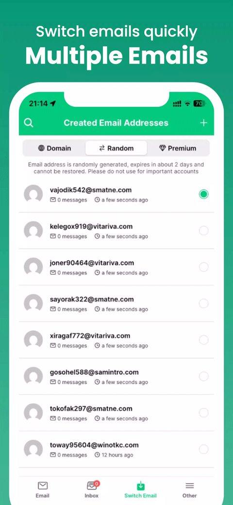instantmail邮箱截图4
