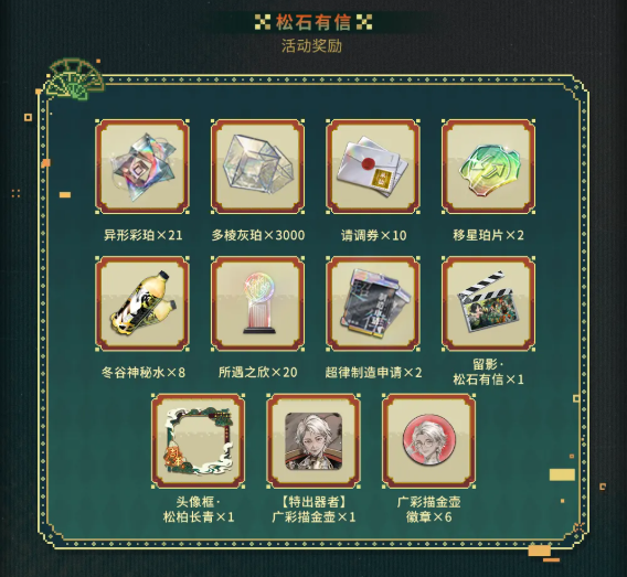 物华弥新二周年活动奖励一览 二周年庆活动福利有哪些