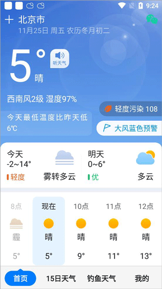 新晴天气
