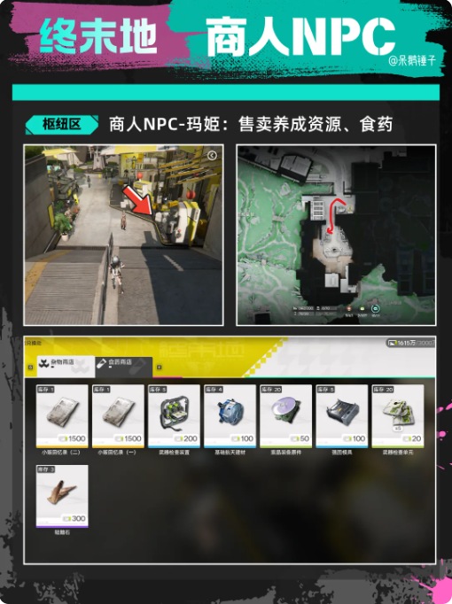 明日方舟终末地商人位置在哪里 终末地商人位置一览