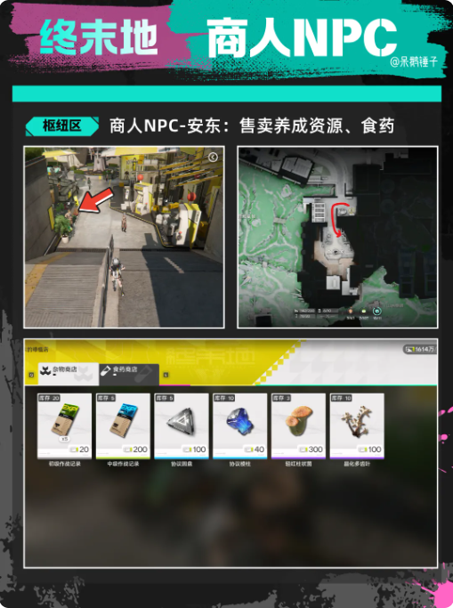 明日方舟终末地商人位置在哪里 终末地商人位置一览