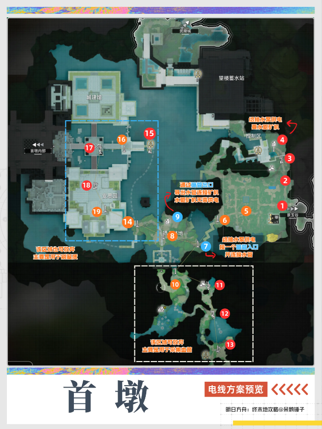 明日方舟终末地首墩要怎么拉电线 武陵首墩拉电线滑索攻略