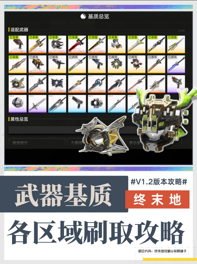 明日方舟终末地1.2版全基质刻写方案 基质刻写怎么选择