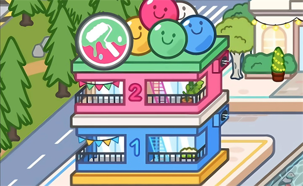 米加小镇世界彩色公寓