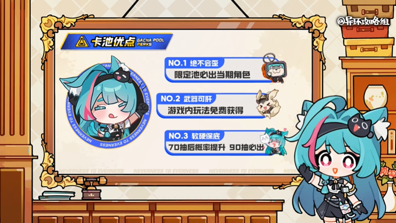 异环卡池保底机制 多少抽能够保底