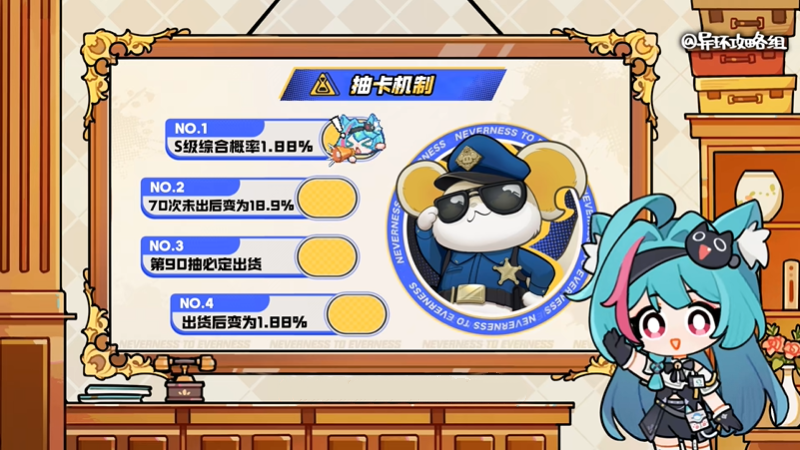 异环卡池保底机制 多少抽能够保底