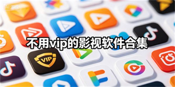 不用vip的影视软件合集