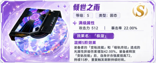 异环倾世之雨获取方法 倾世之雨弧盘如何获取