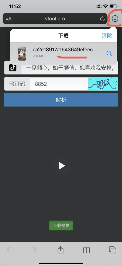 safari怎么下载网页视频