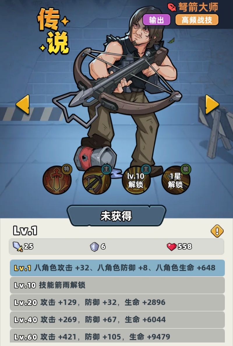 生存33天弩箭大师怎么样 弩箭大师角色介绍
