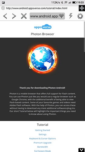 Photon浏览器截图1