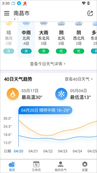 准雨天气大字版