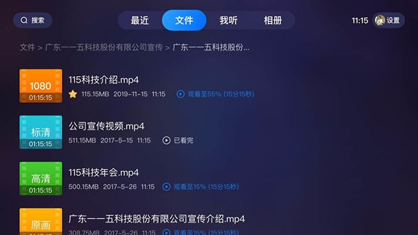 115网盘电视版截图3