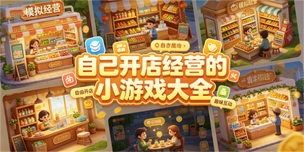 自己开店经营的小游戏大全
