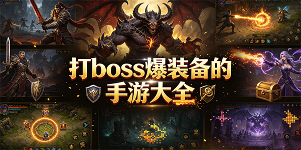打boss爆装备的手游大全