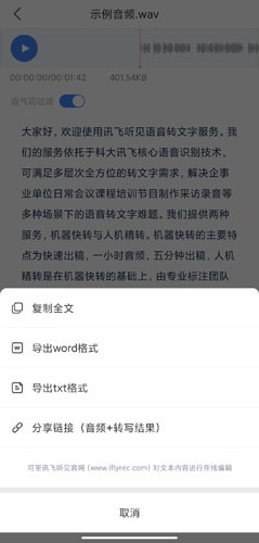 讯飞听见会议