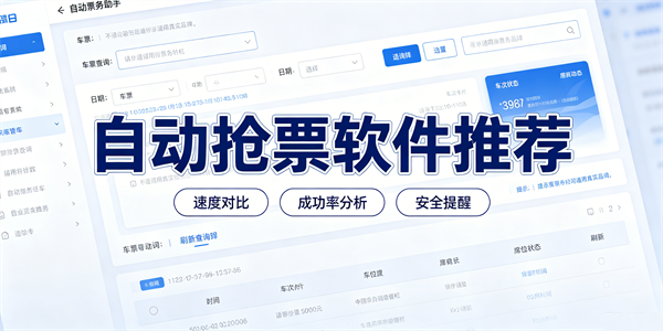 自动抢票软件推荐