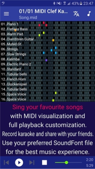 MIDI播放器