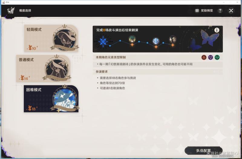 原神幻想真境剧诗助演角色选了还能用自己的吗