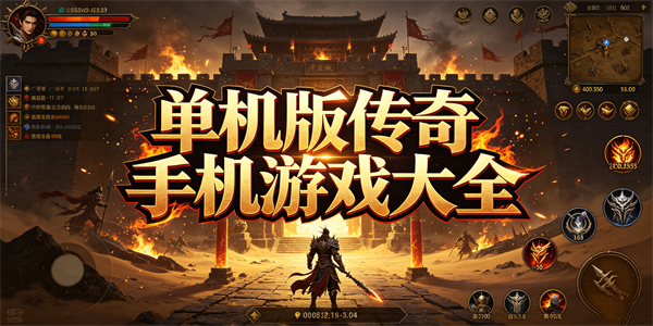 单机版传奇手机游戏大全