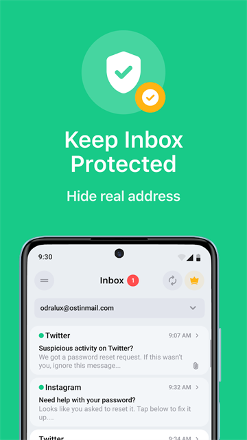 TempMail临时邮箱截图1